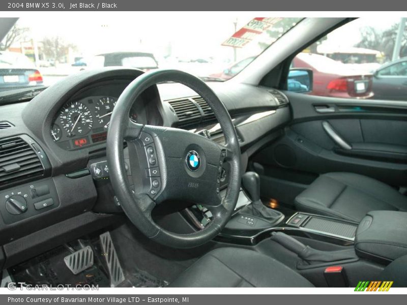 Jet Black / Black 2004 BMW X5 3.0i
