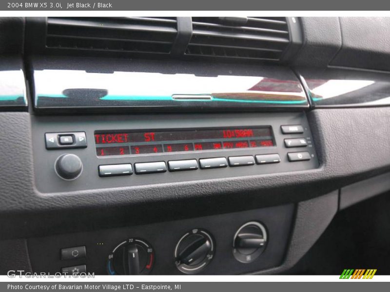 Jet Black / Black 2004 BMW X5 3.0i
