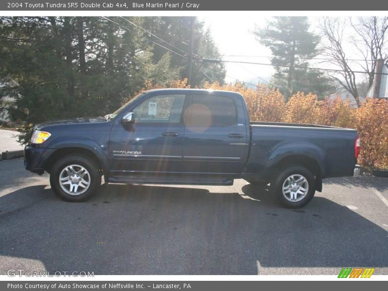Blue Marlin Pearl / Gray 2004 Toyota Tundra SR5 Double Cab 4x4