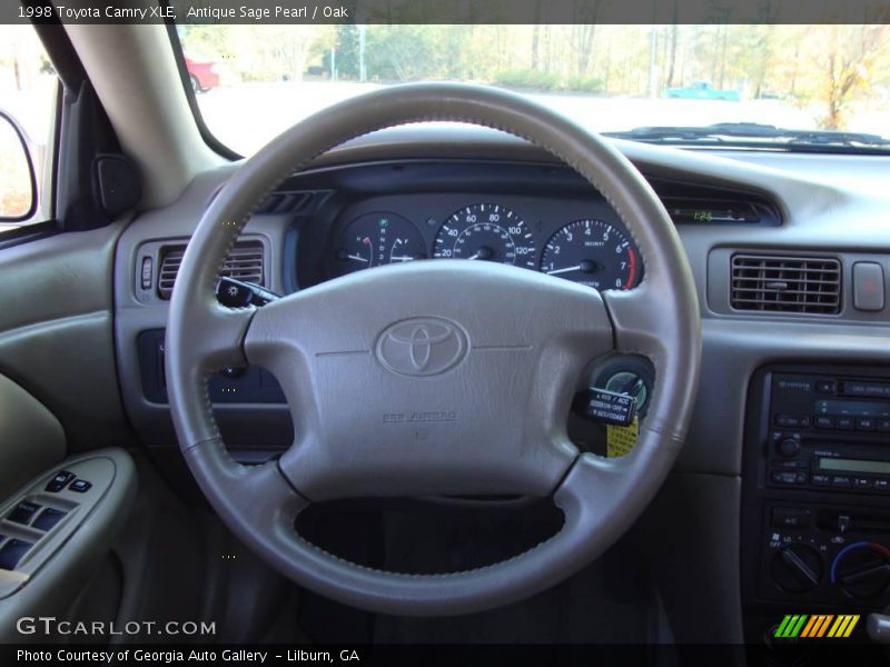 Antique Sage Pearl / Oak 1998 Toyota Camry XLE