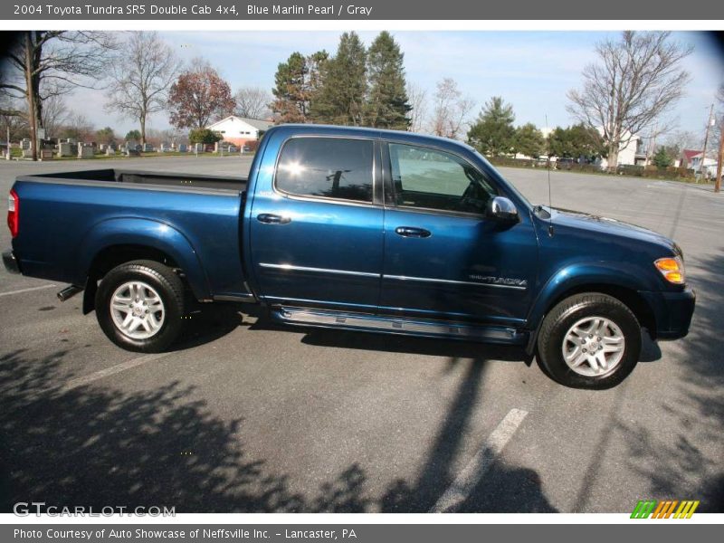 Blue Marlin Pearl / Gray 2004 Toyota Tundra SR5 Double Cab 4x4