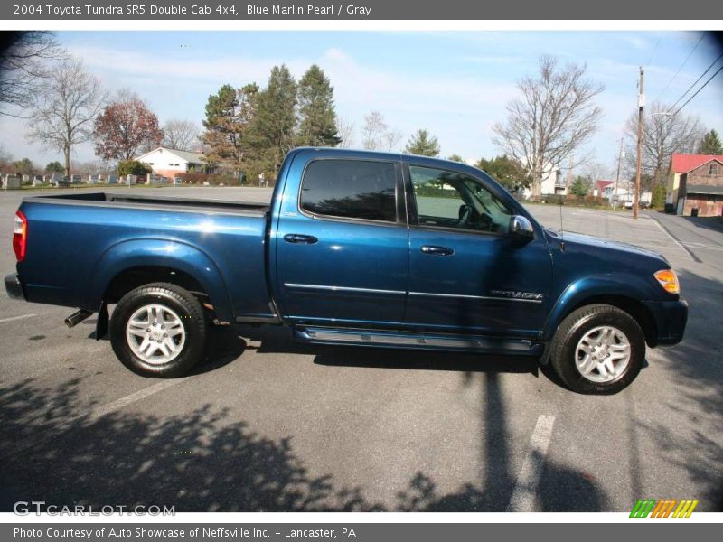 Blue Marlin Pearl / Gray 2004 Toyota Tundra SR5 Double Cab 4x4