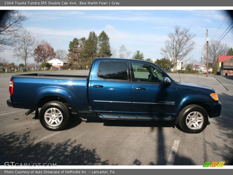 Blue Marlin Pearl / Gray 2004 Toyota Tundra SR5 Double Cab 4x4