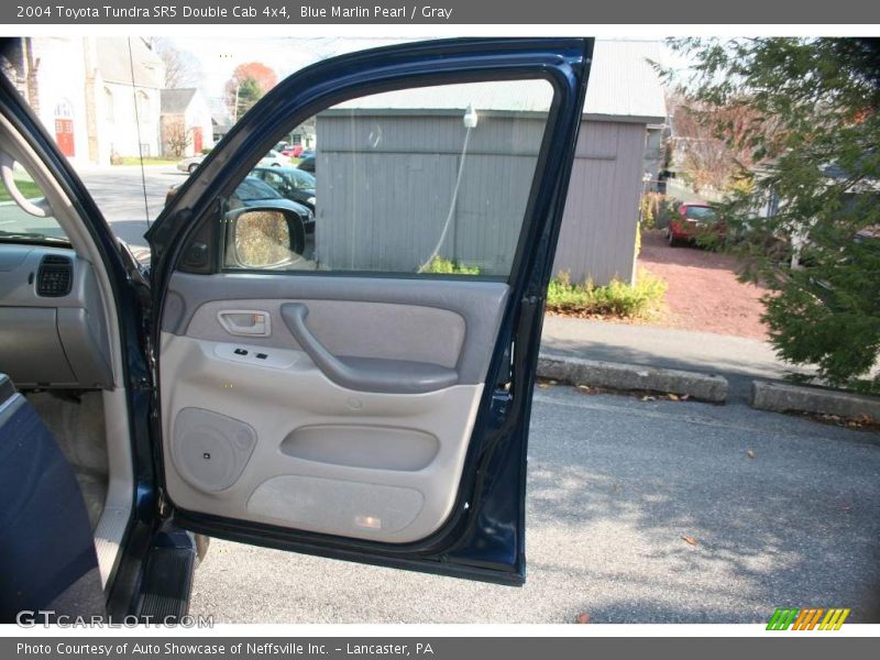 Blue Marlin Pearl / Gray 2004 Toyota Tundra SR5 Double Cab 4x4