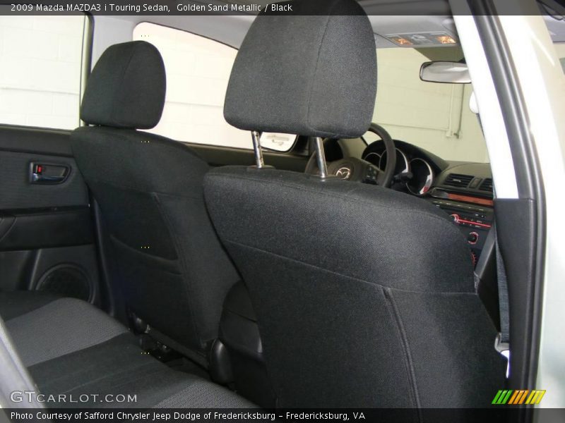 Golden Sand Metallic / Black 2009 Mazda MAZDA3 i Touring Sedan