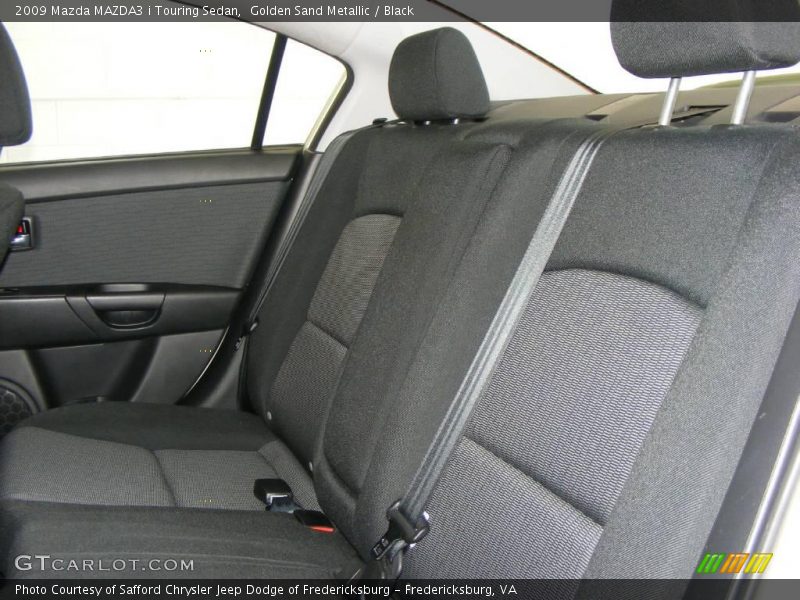 Golden Sand Metallic / Black 2009 Mazda MAZDA3 i Touring Sedan