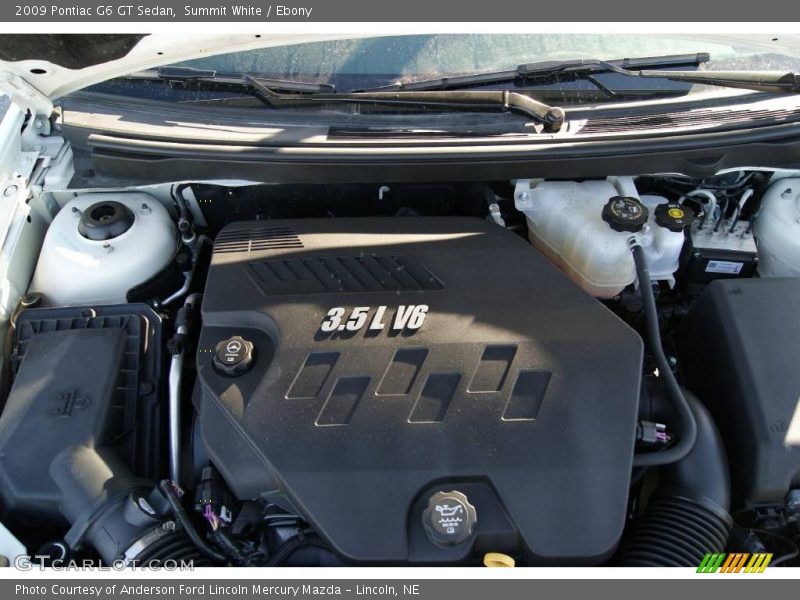 Summit White / Ebony 2009 Pontiac G6 GT Sedan