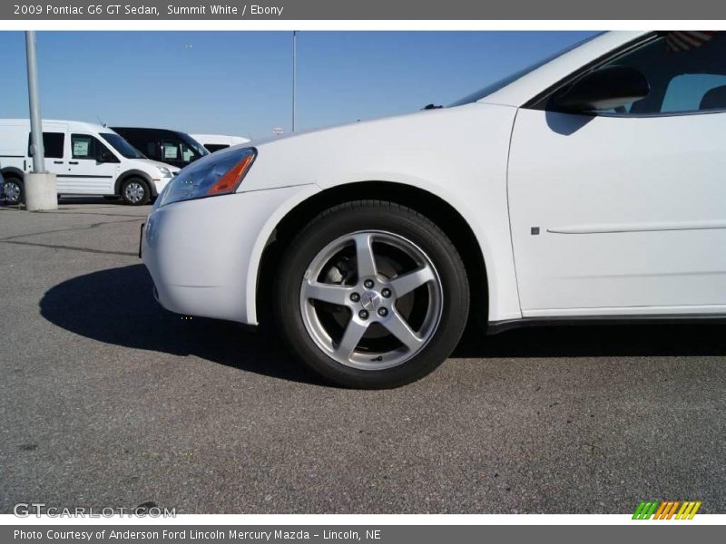 Summit White / Ebony 2009 Pontiac G6 GT Sedan