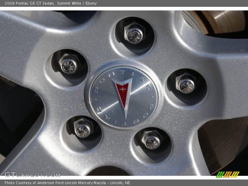 Summit White / Ebony 2009 Pontiac G6 GT Sedan