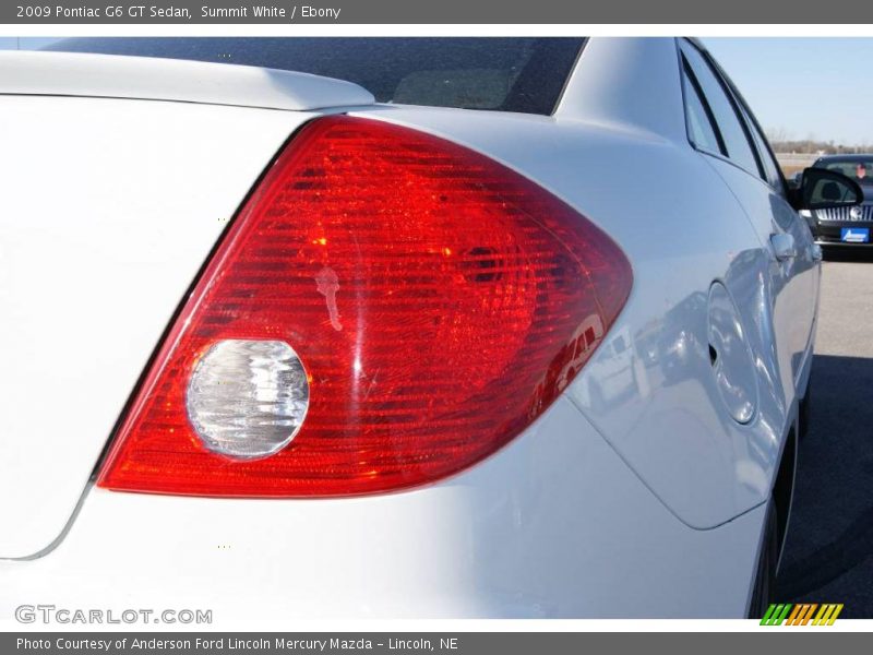 Summit White / Ebony 2009 Pontiac G6 GT Sedan