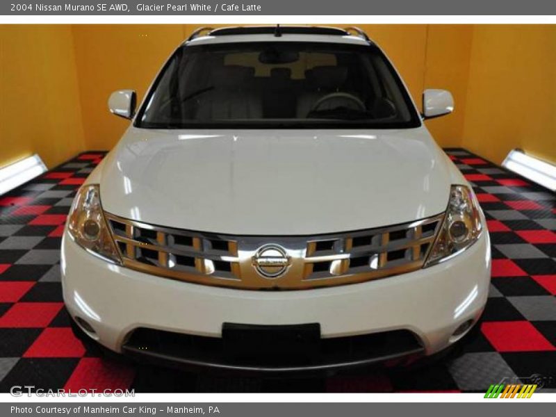 Glacier Pearl White / Cafe Latte 2004 Nissan Murano SE AWD