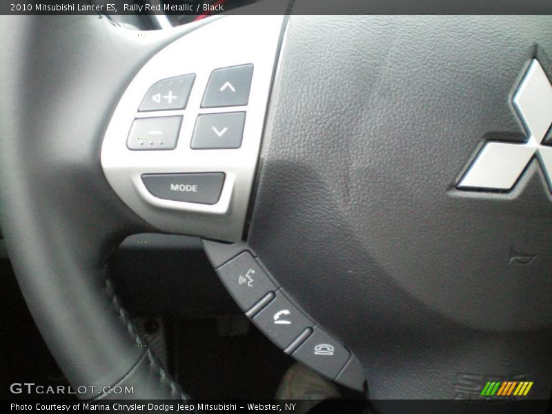 Rally Red Metallic / Black 2010 Mitsubishi Lancer ES