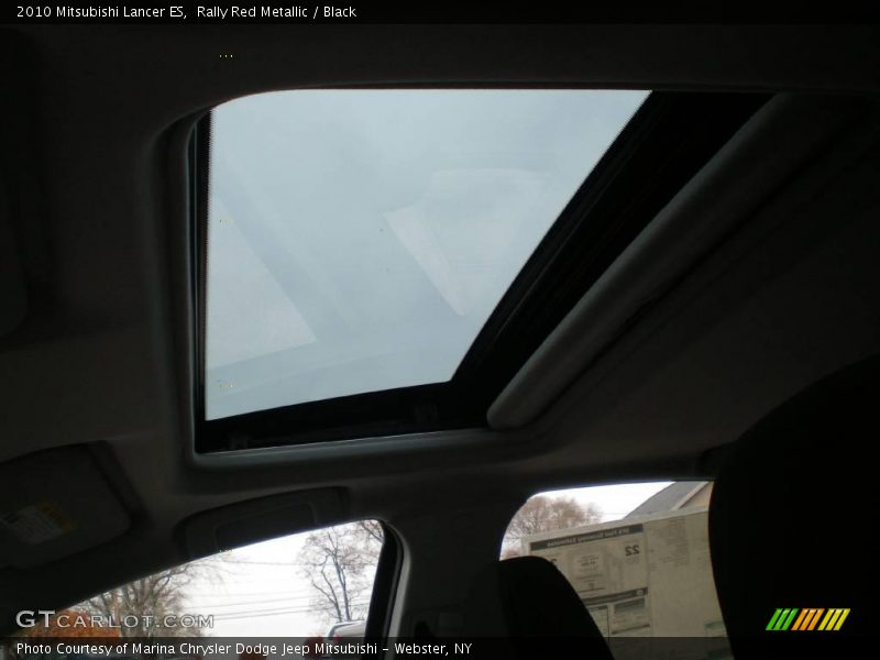 Rally Red Metallic / Black 2010 Mitsubishi Lancer ES