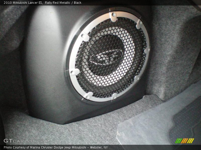 Rally Red Metallic / Black 2010 Mitsubishi Lancer ES