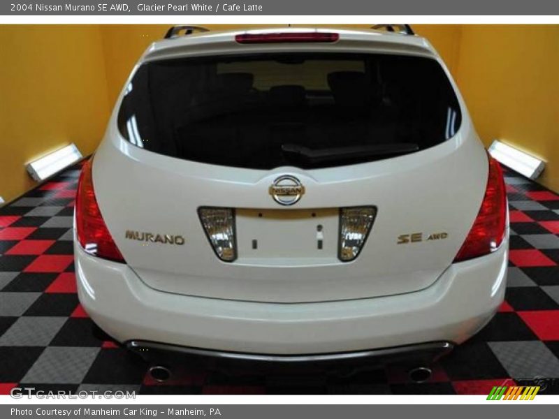 Glacier Pearl White / Cafe Latte 2004 Nissan Murano SE AWD