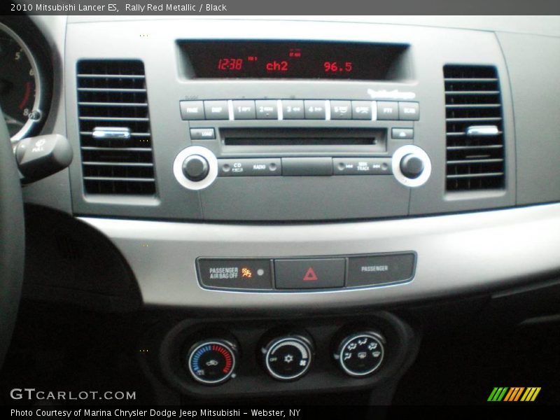 Rally Red Metallic / Black 2010 Mitsubishi Lancer ES