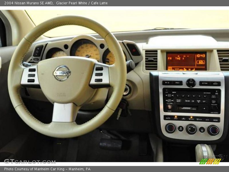 Glacier Pearl White / Cafe Latte 2004 Nissan Murano SE AWD