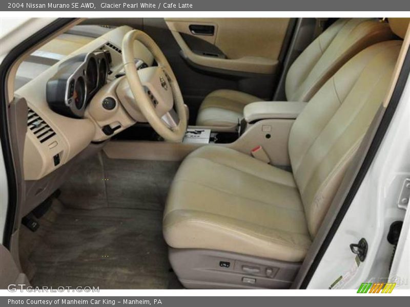 Glacier Pearl White / Cafe Latte 2004 Nissan Murano SE AWD