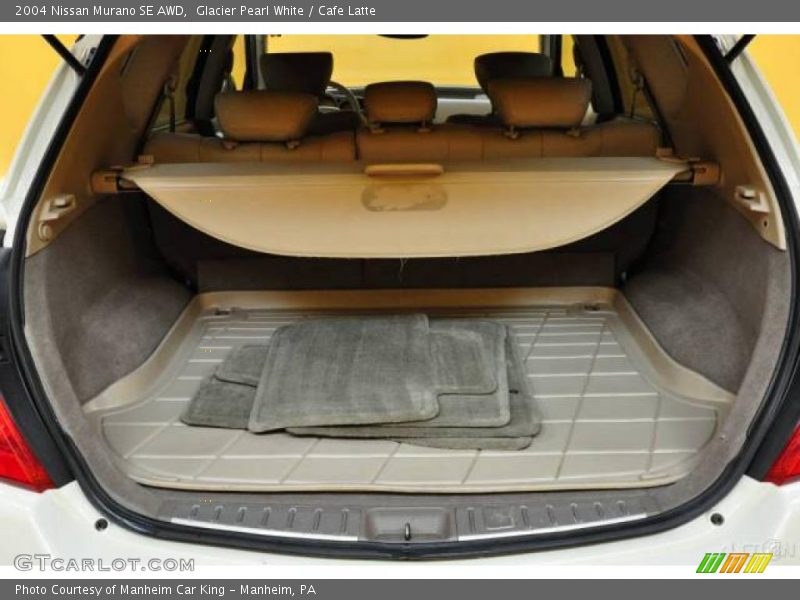 Glacier Pearl White / Cafe Latte 2004 Nissan Murano SE AWD