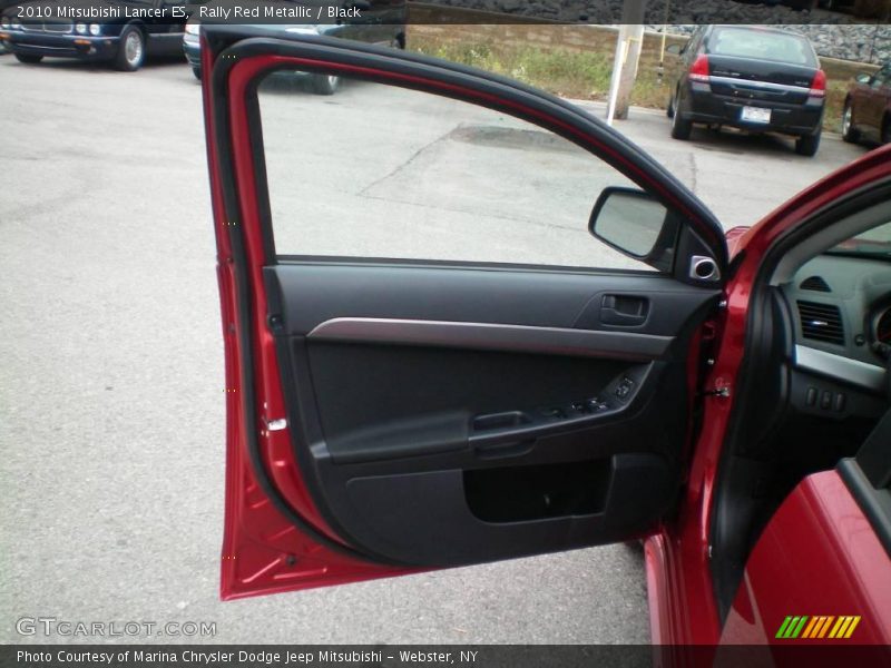 Rally Red Metallic / Black 2010 Mitsubishi Lancer ES