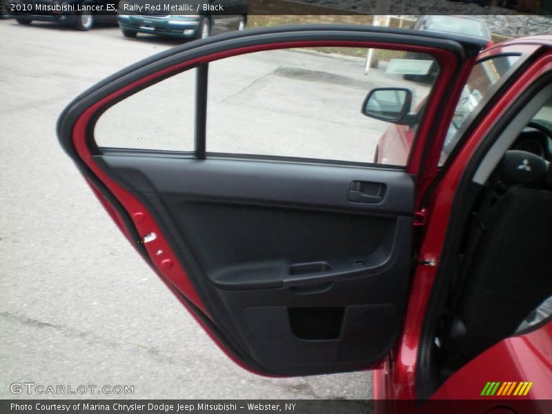 Rally Red Metallic / Black 2010 Mitsubishi Lancer ES