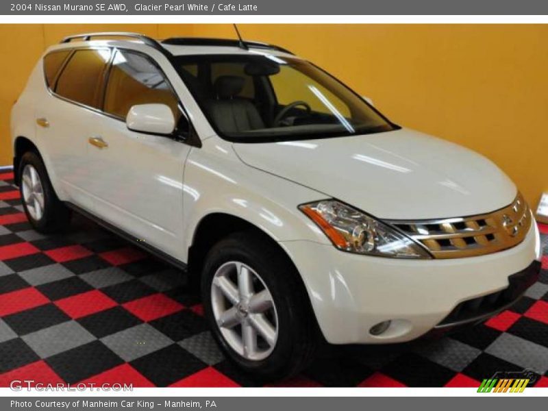 Glacier Pearl White / Cafe Latte 2004 Nissan Murano SE AWD