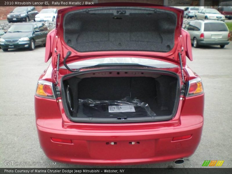 Rally Red Metallic / Black 2010 Mitsubishi Lancer ES