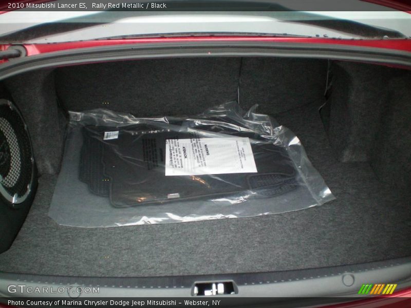 Rally Red Metallic / Black 2010 Mitsubishi Lancer ES