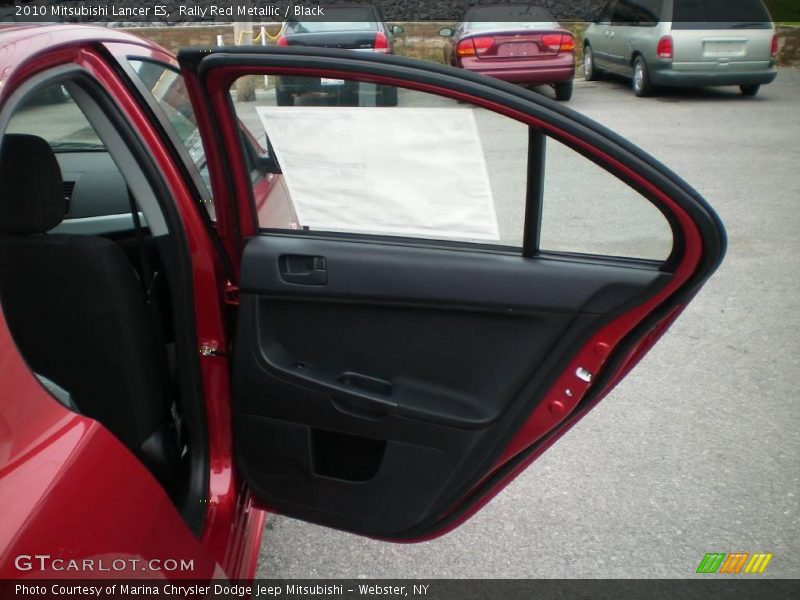 Rally Red Metallic / Black 2010 Mitsubishi Lancer ES