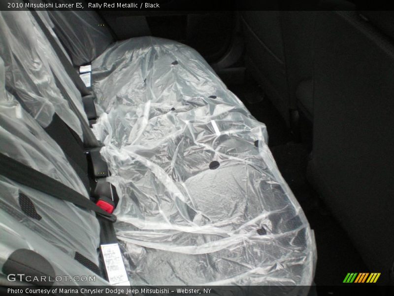 Rally Red Metallic / Black 2010 Mitsubishi Lancer ES