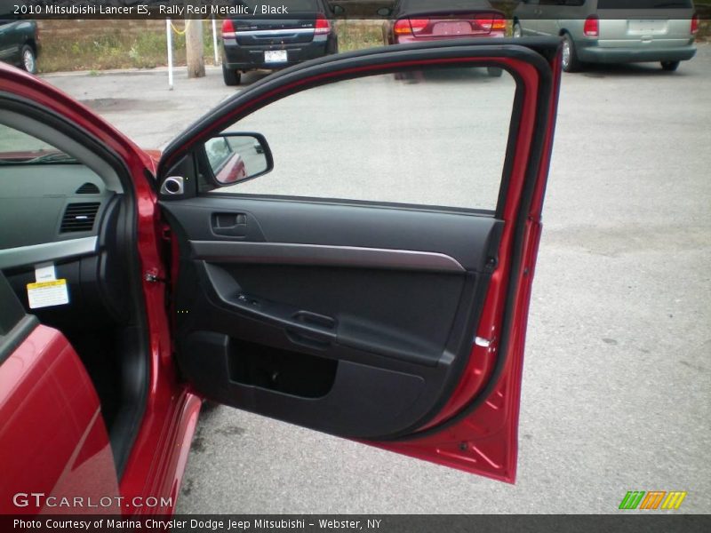 Rally Red Metallic / Black 2010 Mitsubishi Lancer ES