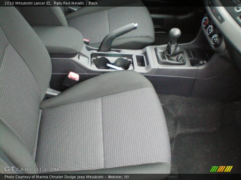 Rally Red Metallic / Black 2010 Mitsubishi Lancer ES