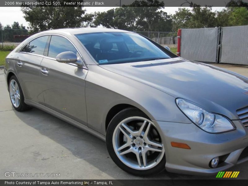 Pewter Metallic / Black 2006 Mercedes-Benz CLS 500