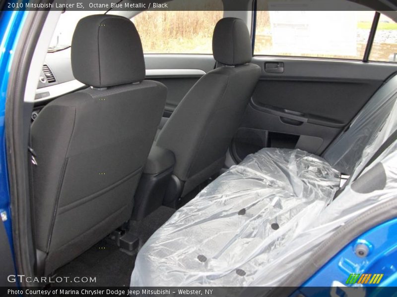 Octane Blue Metallic / Black 2010 Mitsubishi Lancer ES