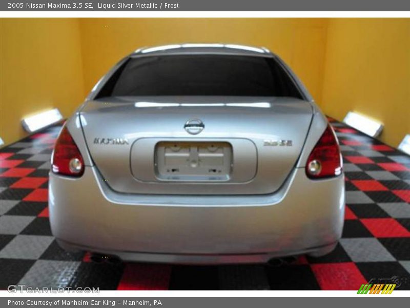 Liquid Silver Metallic / Frost 2005 Nissan Maxima 3.5 SE