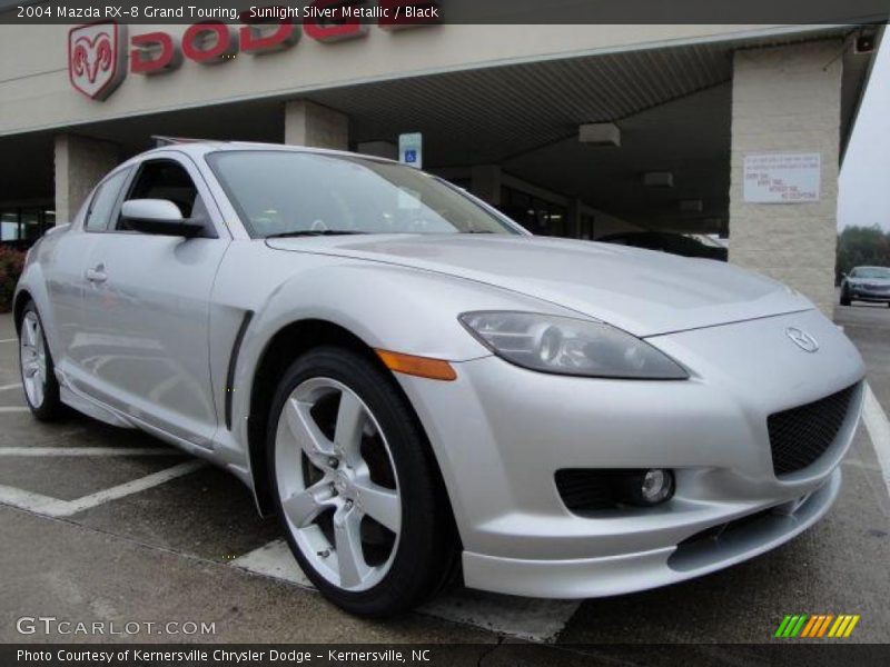 Sunlight Silver Metallic / Black 2004 Mazda RX-8 Grand Touring