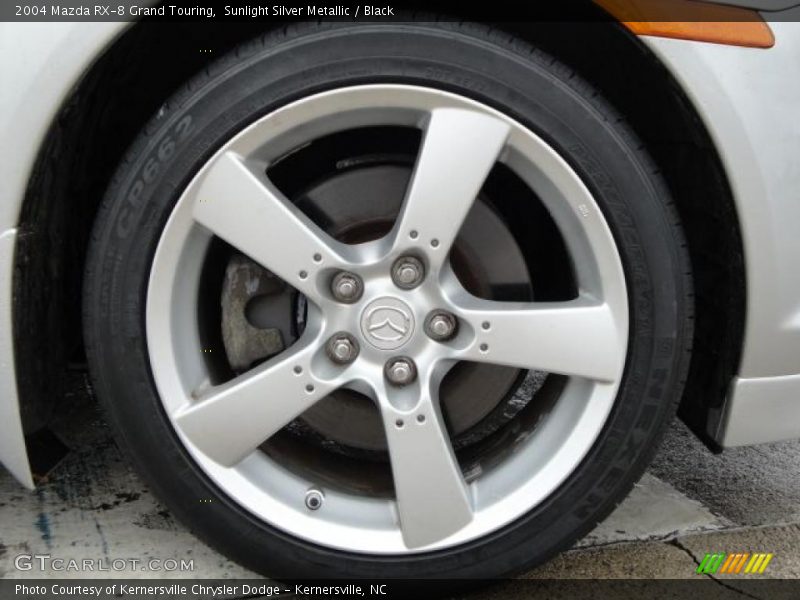 Sunlight Silver Metallic / Black 2004 Mazda RX-8 Grand Touring