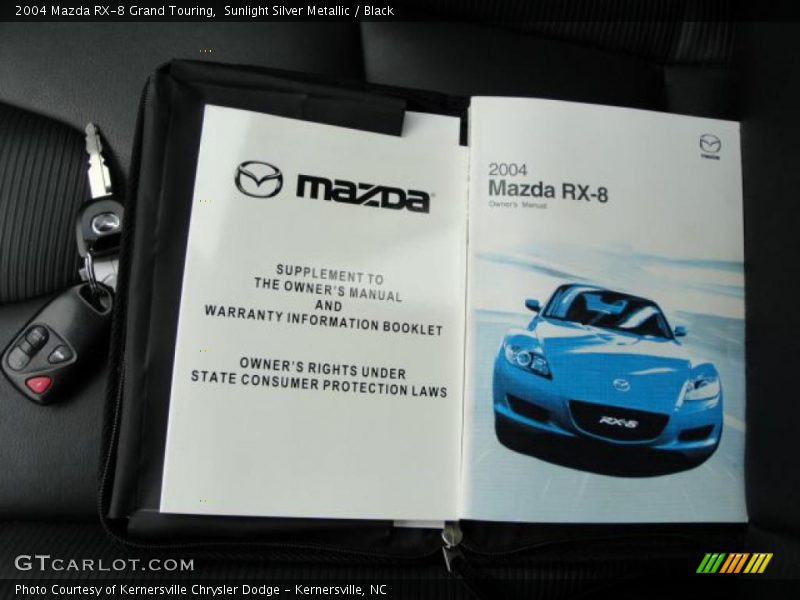 Sunlight Silver Metallic / Black 2004 Mazda RX-8 Grand Touring