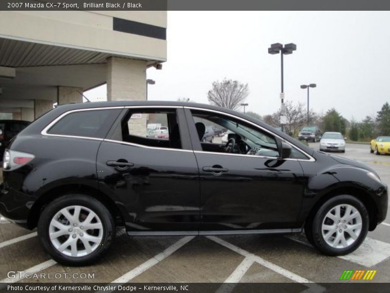Brilliant Black / Black 2007 Mazda CX-7 Sport