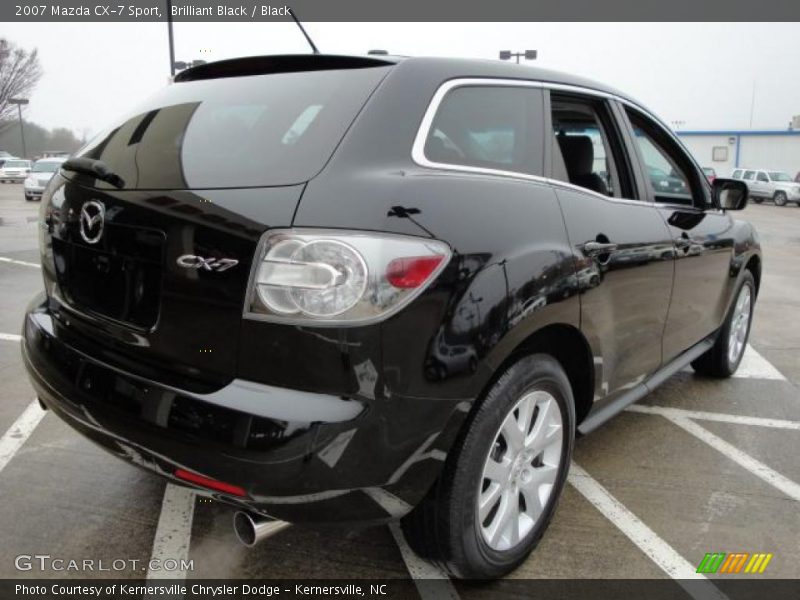 Brilliant Black / Black 2007 Mazda CX-7 Sport