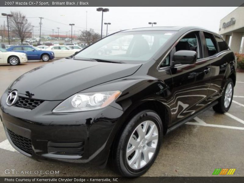 Brilliant Black / Black 2007 Mazda CX-7 Sport