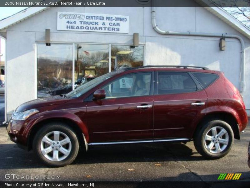 Merlot Pearl / Cafe Latte 2006 Nissan Murano SL AWD