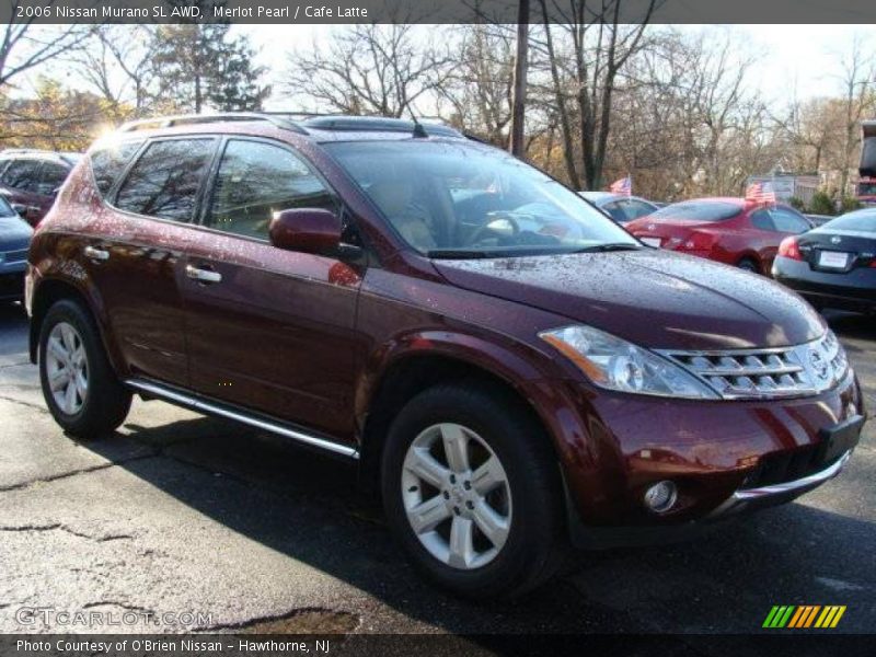 Merlot Pearl / Cafe Latte 2006 Nissan Murano SL AWD