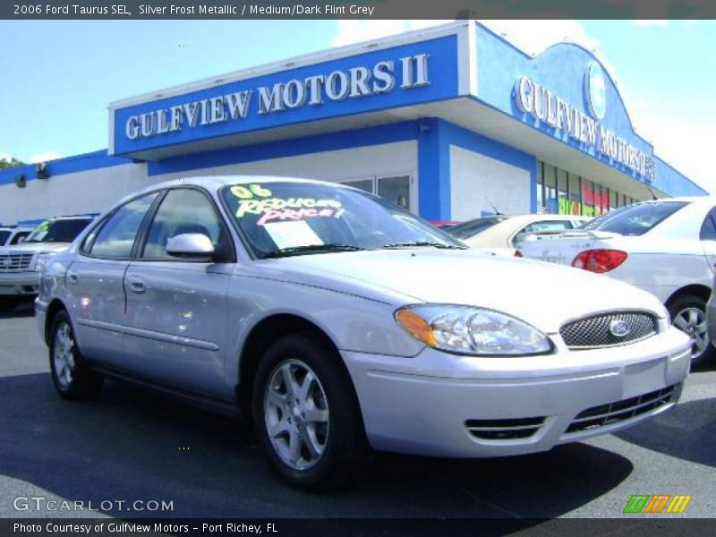 Silver Frost Metallic / Medium/Dark Flint Grey 2006 Ford Taurus SEL