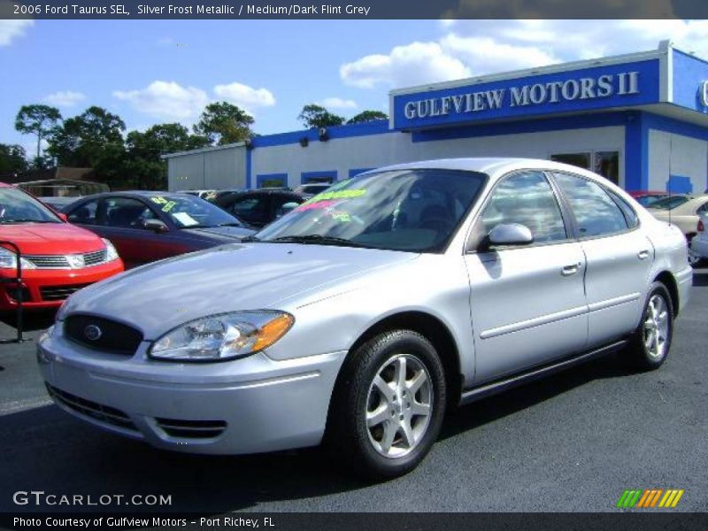 Silver Frost Metallic / Medium/Dark Flint Grey 2006 Ford Taurus SEL
