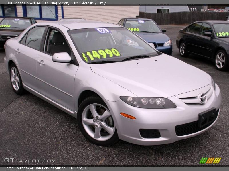 Silver Metallic / Gray 2008 Mazda MAZDA6 i Touring Sedan