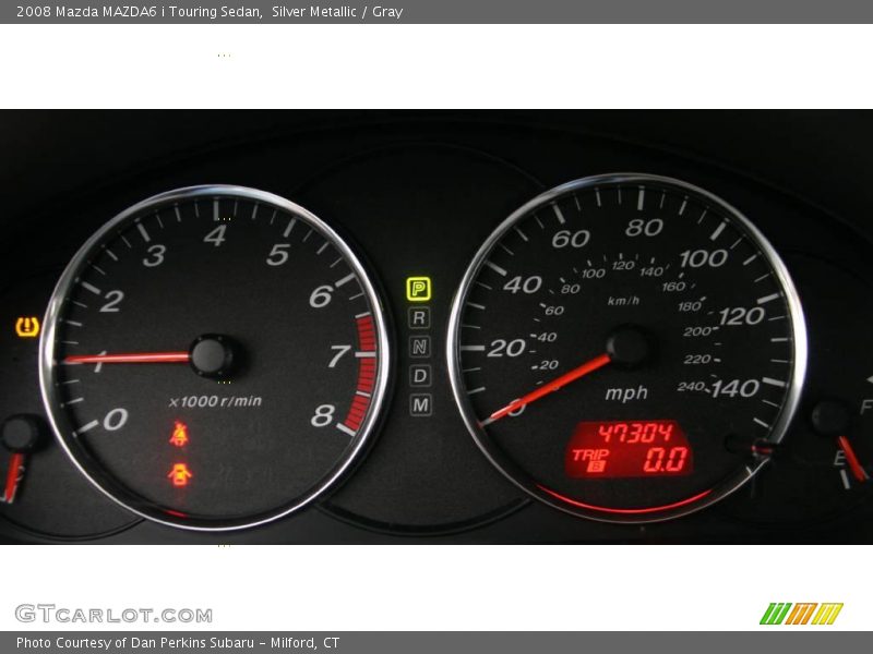 Silver Metallic / Gray 2008 Mazda MAZDA6 i Touring Sedan