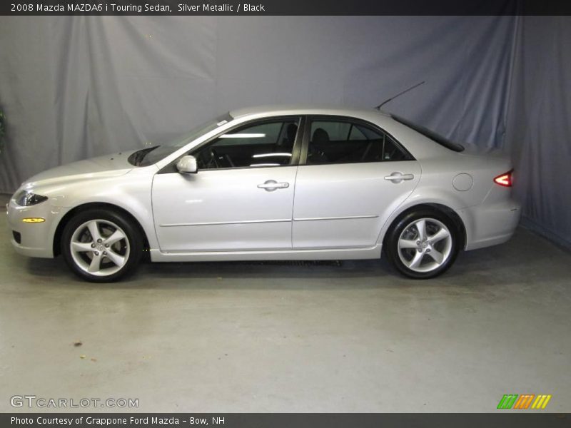 Silver Metallic / Black 2008 Mazda MAZDA6 i Touring Sedan