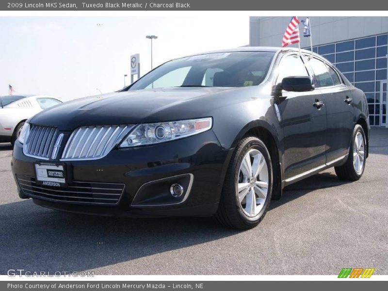 Tuxedo Black Metallic / Charcoal Black 2009 Lincoln MKS Sedan