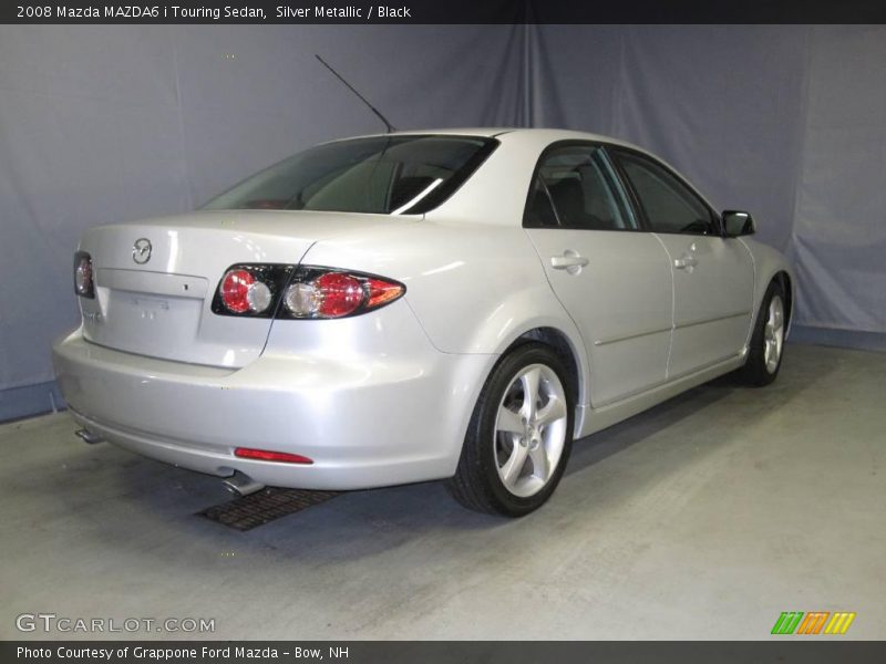 Silver Metallic / Black 2008 Mazda MAZDA6 i Touring Sedan